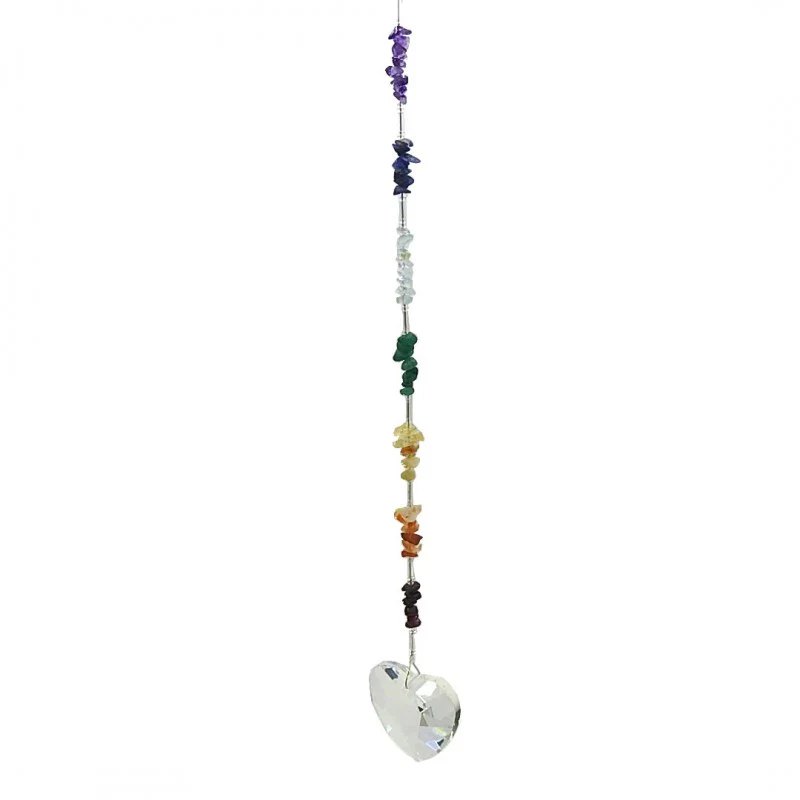 Crystal Beads Heart 38mm