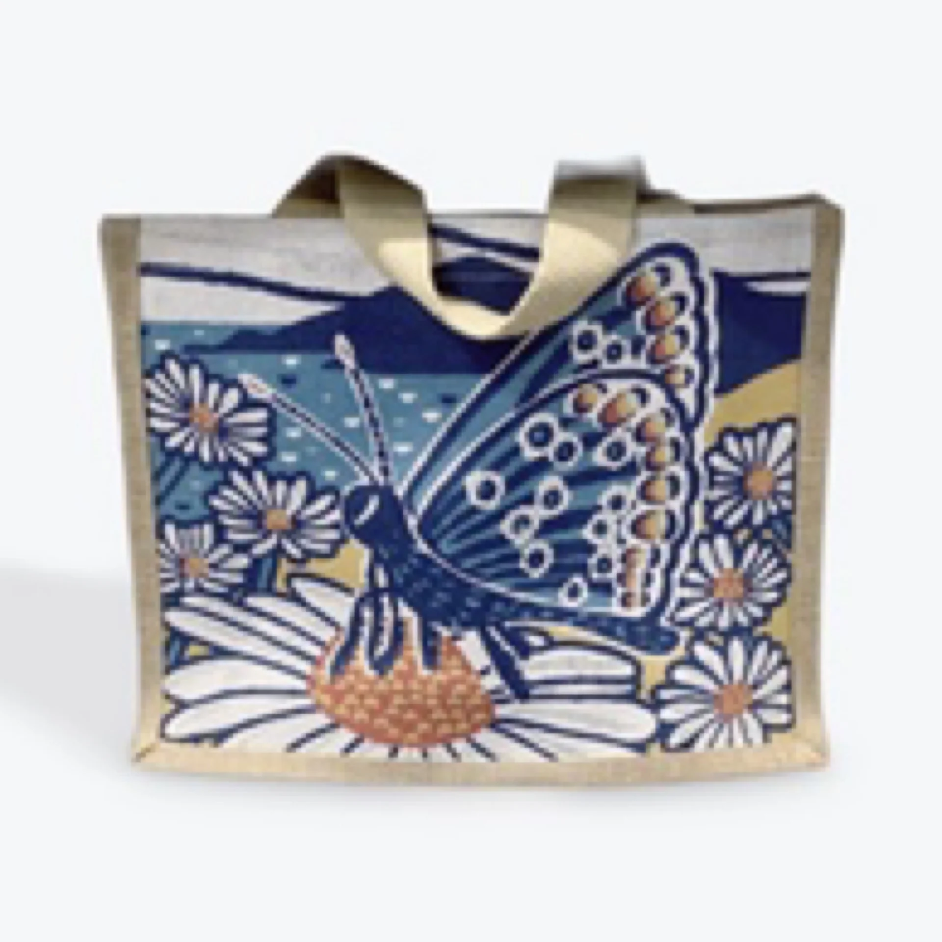 Cute Jute - Blue Butterfly Watercress
