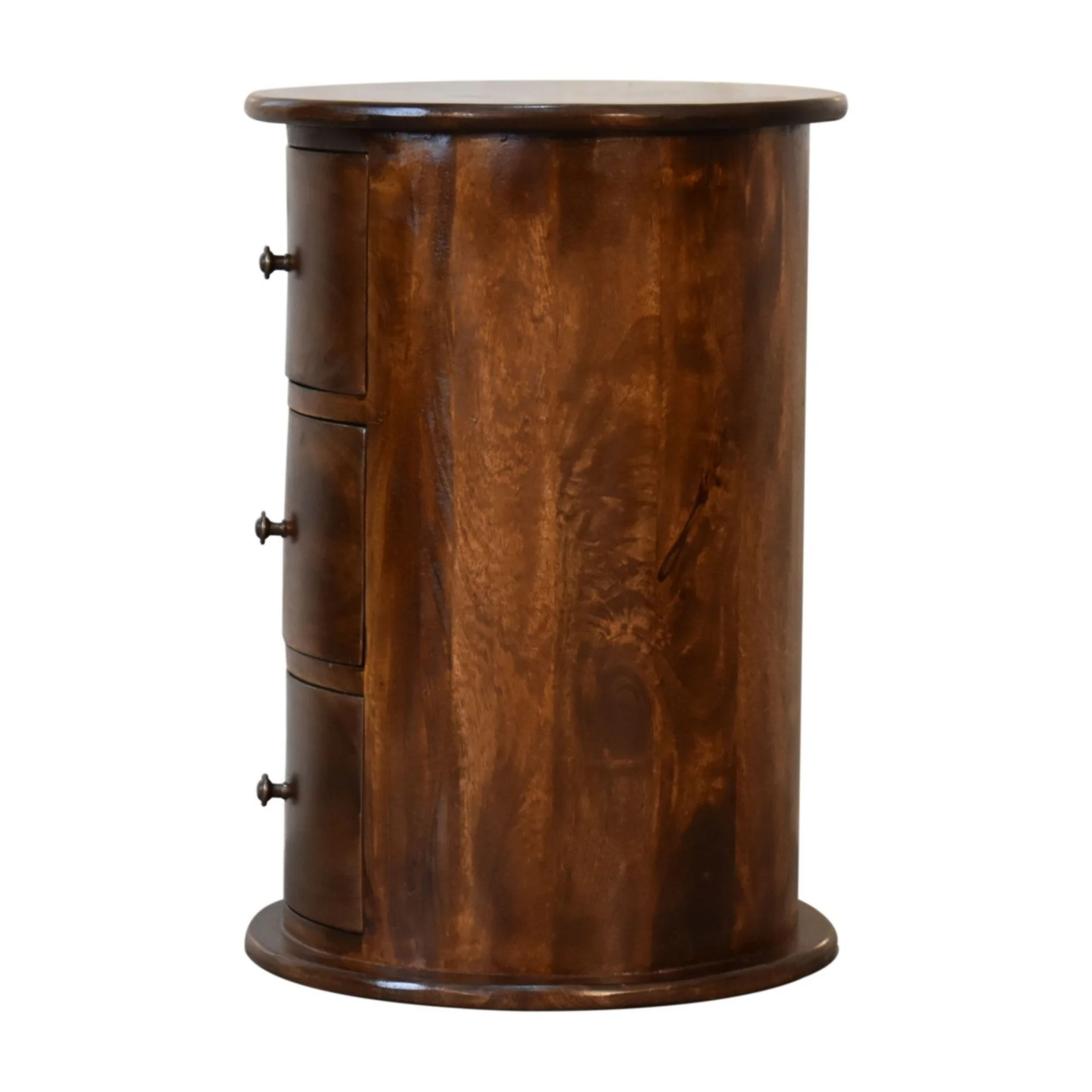 Darcy Bedside, 1 Drawer, Solid Wood Dark Brown - Image 2