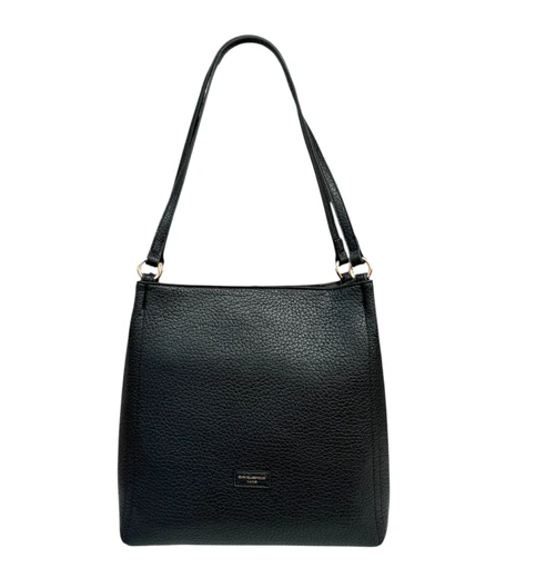 DJ Twin Handle Shoulder Bag - Black