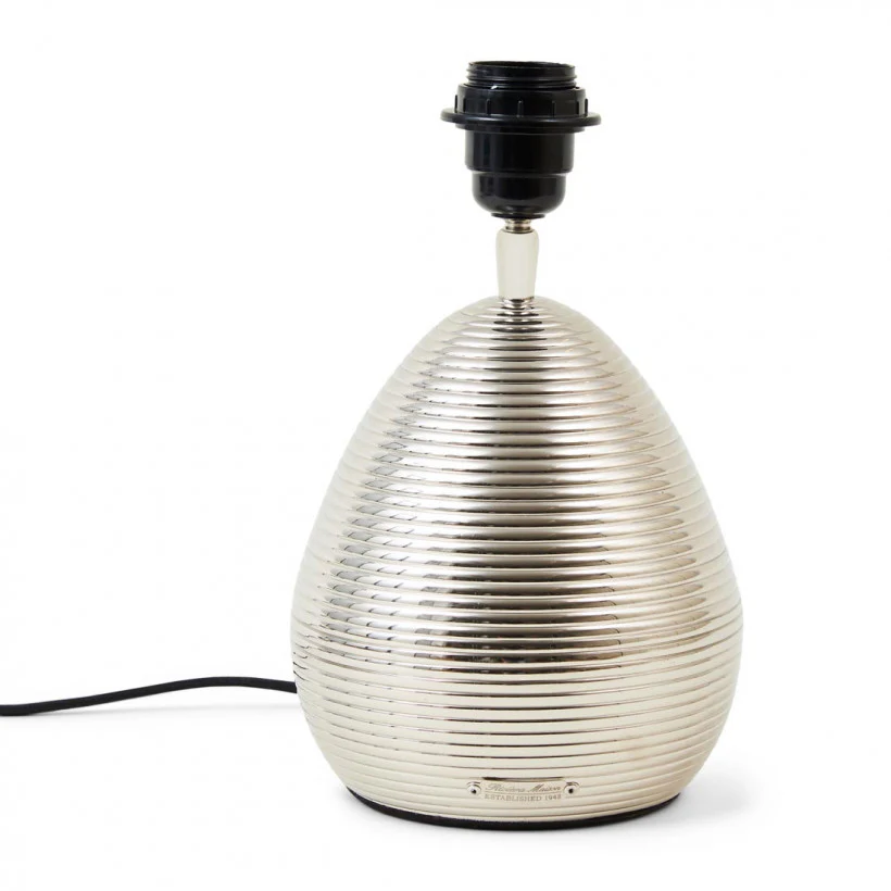 Docklands Round Table Lamp silver