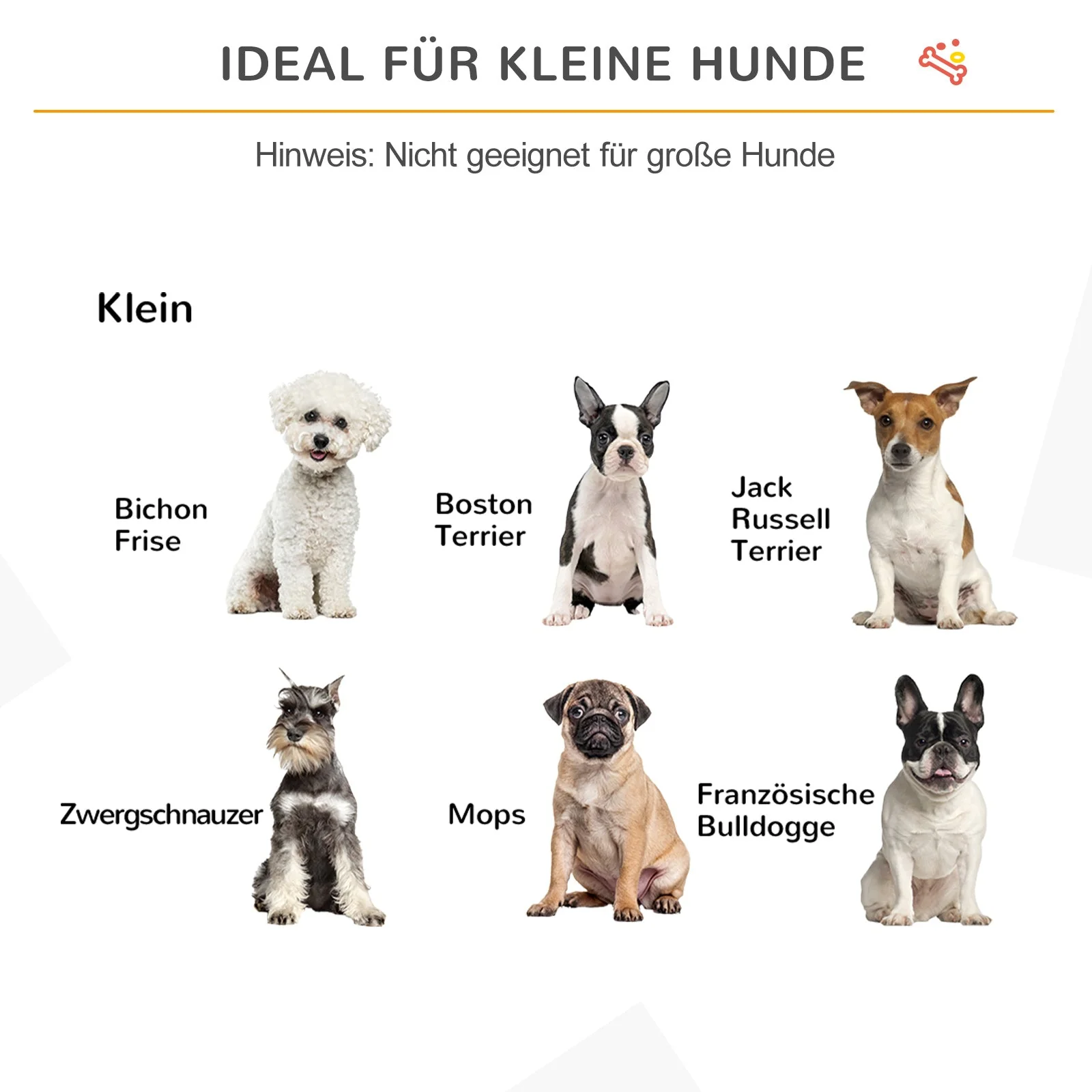 Dog Barrier Safety Gate, 3-Part Foldable MDF White - Image 5