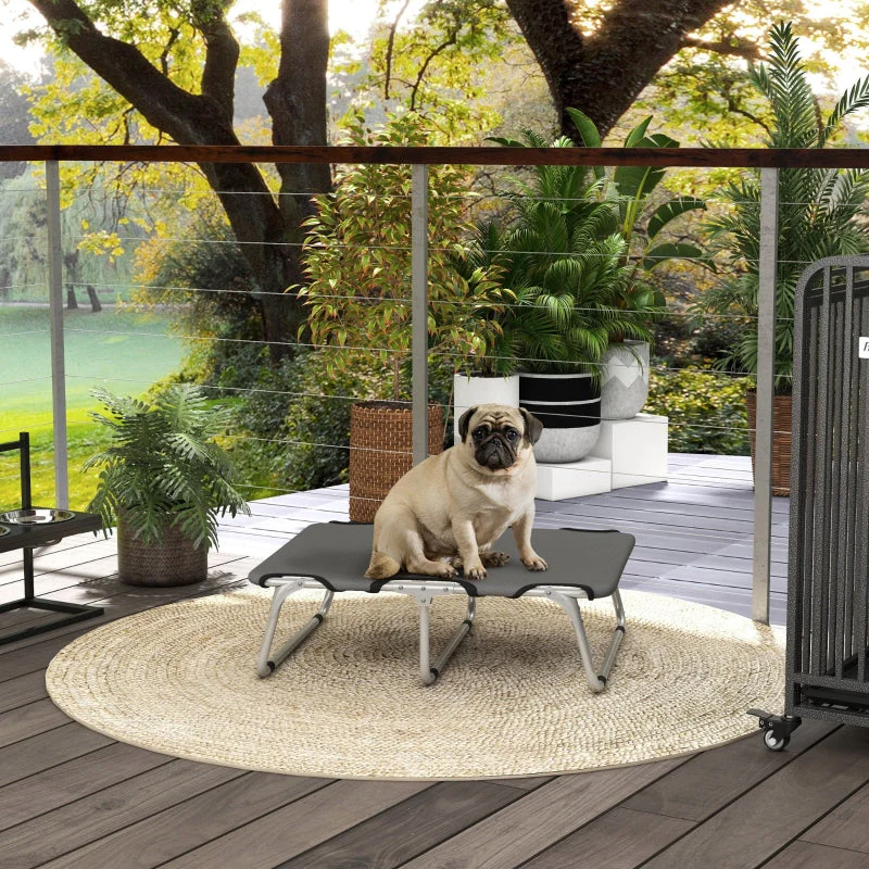 Dog Bed, Foldable, Robust, Grey