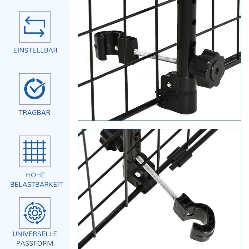 Dog Guard Car Safety Gate, Adjustable Width, Metal - Image 5
