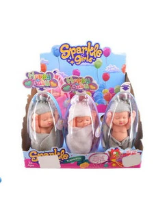 Doll & Accessories in Egg Case - Asstd