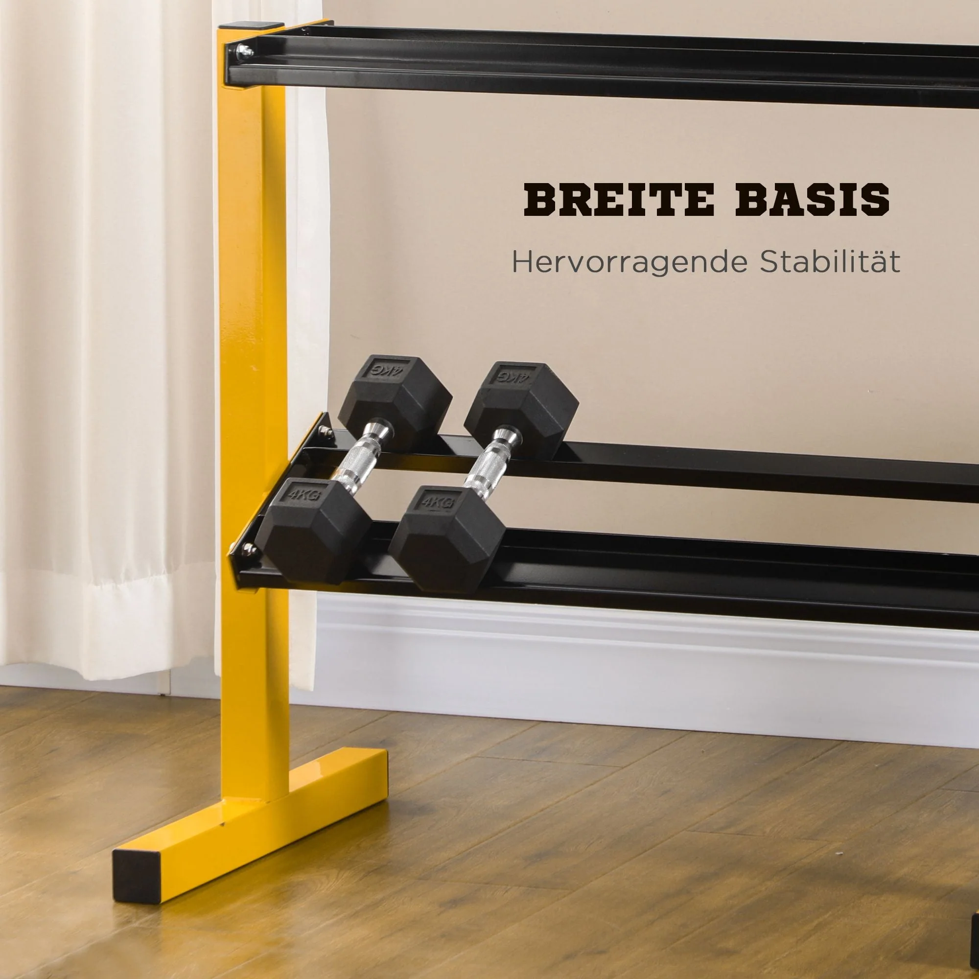 Dumbbell Rack, 2 Levels, 270 kg, Steel - Image 5