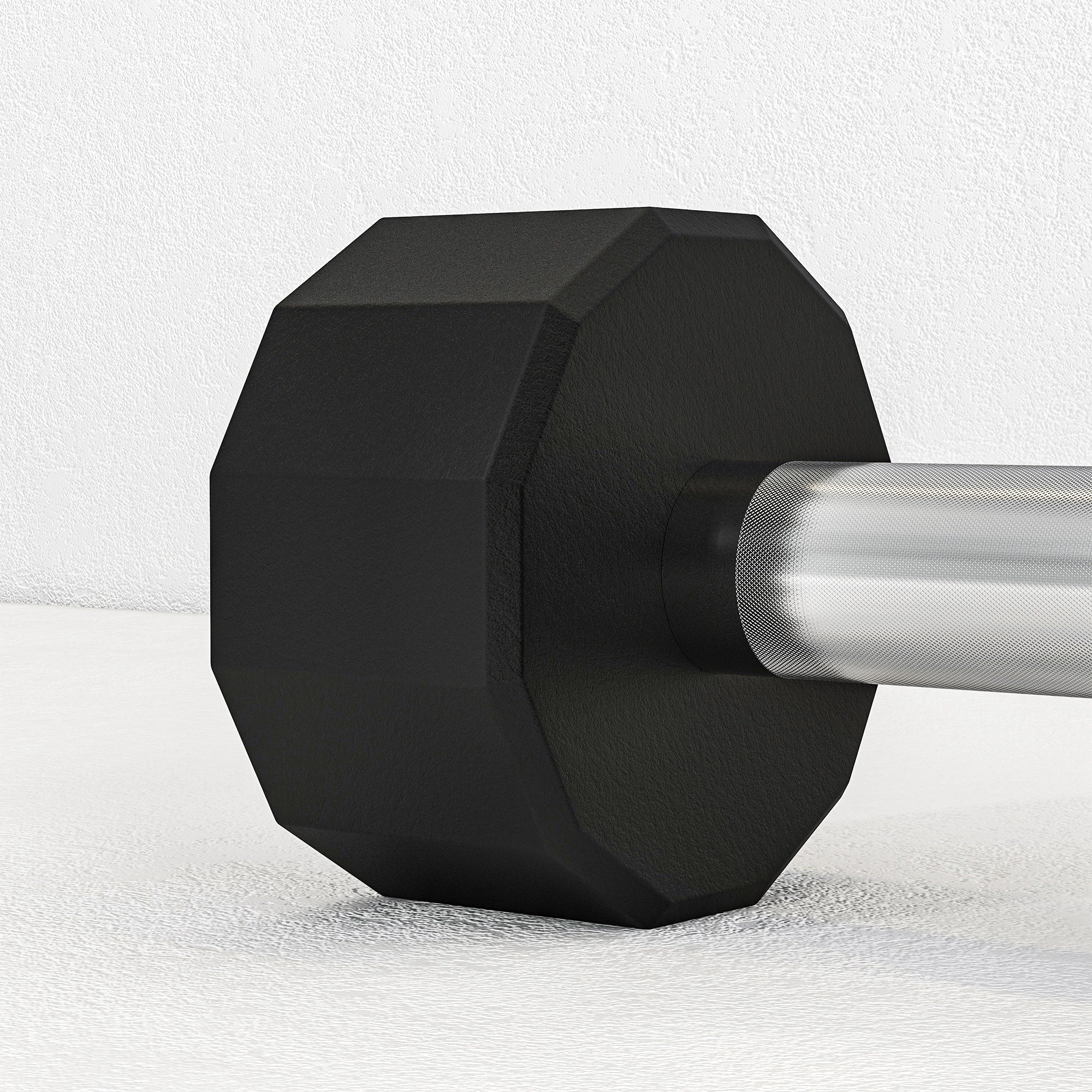 Dumbbell Set 10 kg, Non-Slip Metal, Black - Image 8
