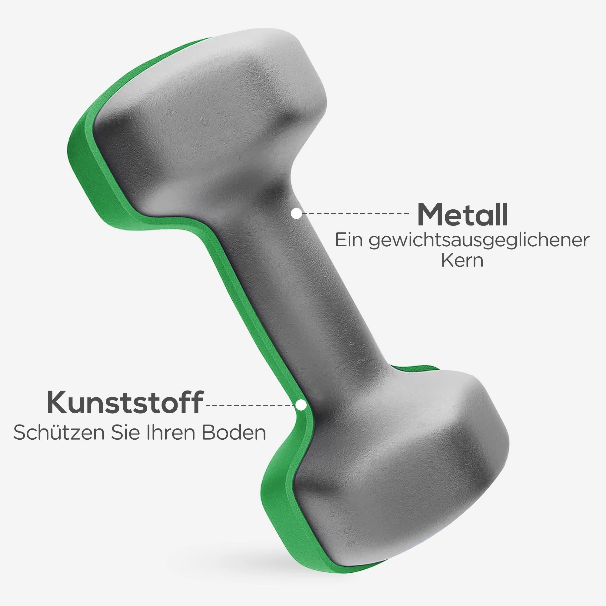 Dumbbell Set 6 Dumbbells with Stand Metal - Image 6
