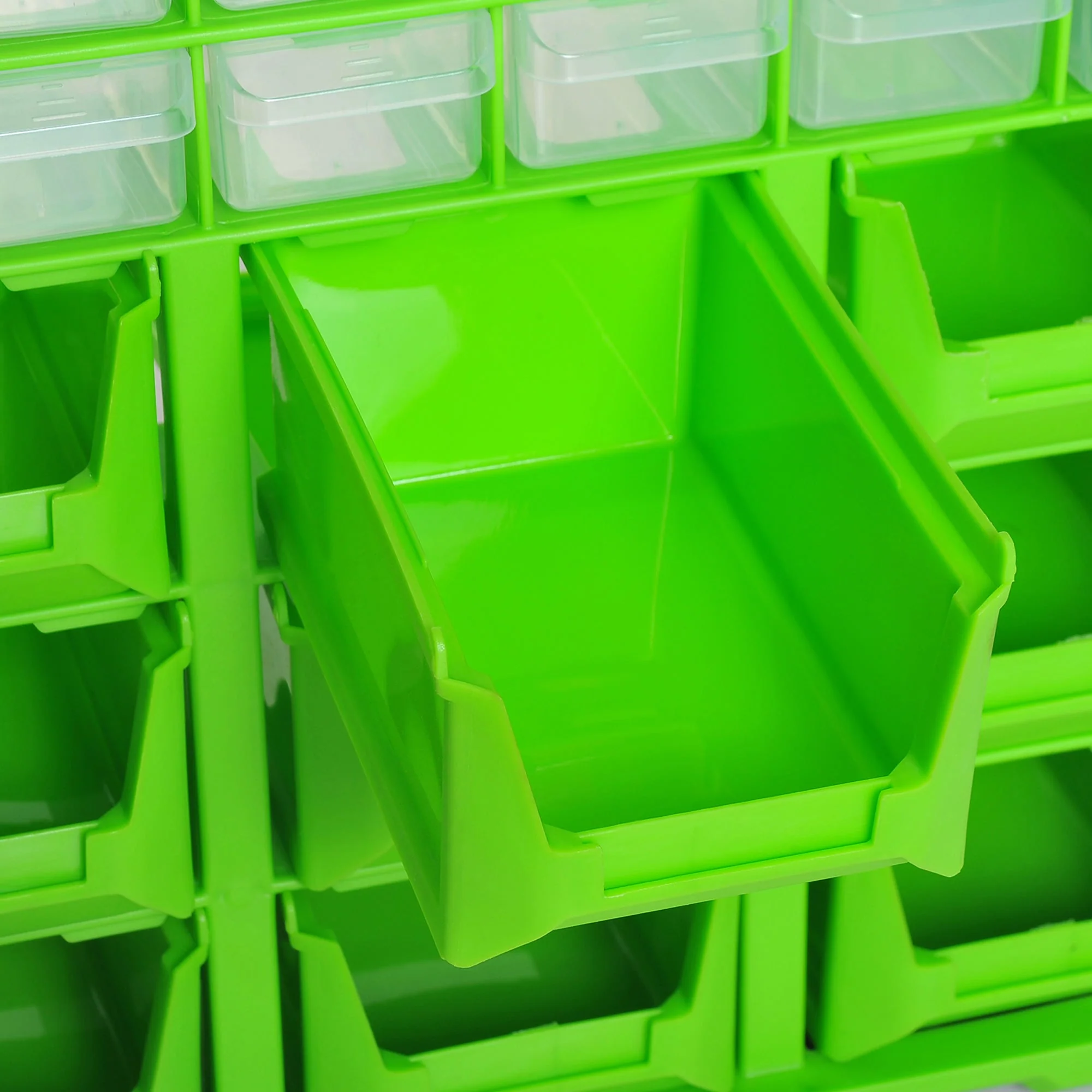 DURHAND Sorting Box with 39 Compartments, L38xW16xH47.5cm, Green - Image 8