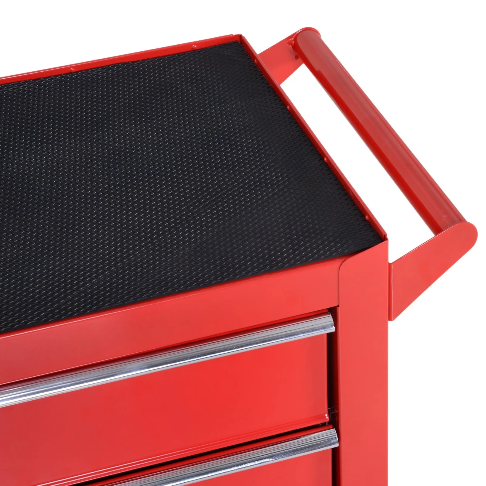 DURHAND Workshop Trolley, 5 Drawers, Lockable, Mobile, 150 kg, Steel Red - Image 7