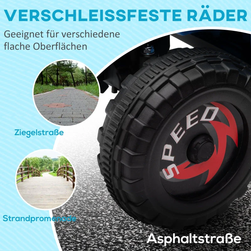 Electric Children's Quad 2.5 km/h Forward & Reverse Gears Blue - Image 5