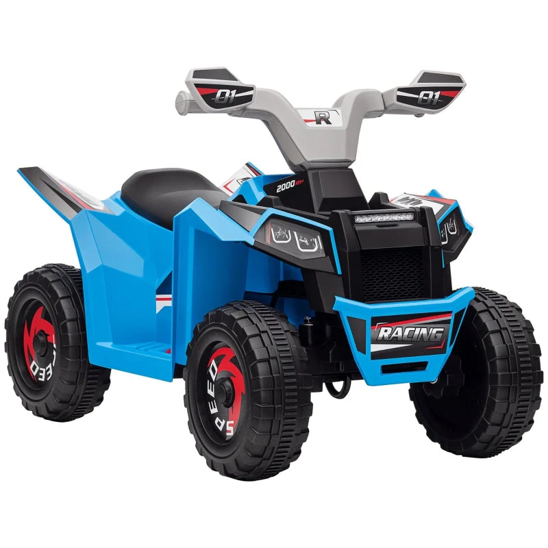 Electric Children's Quad 2.5 km/h Forward & Reverse Gears Blue - Image 8