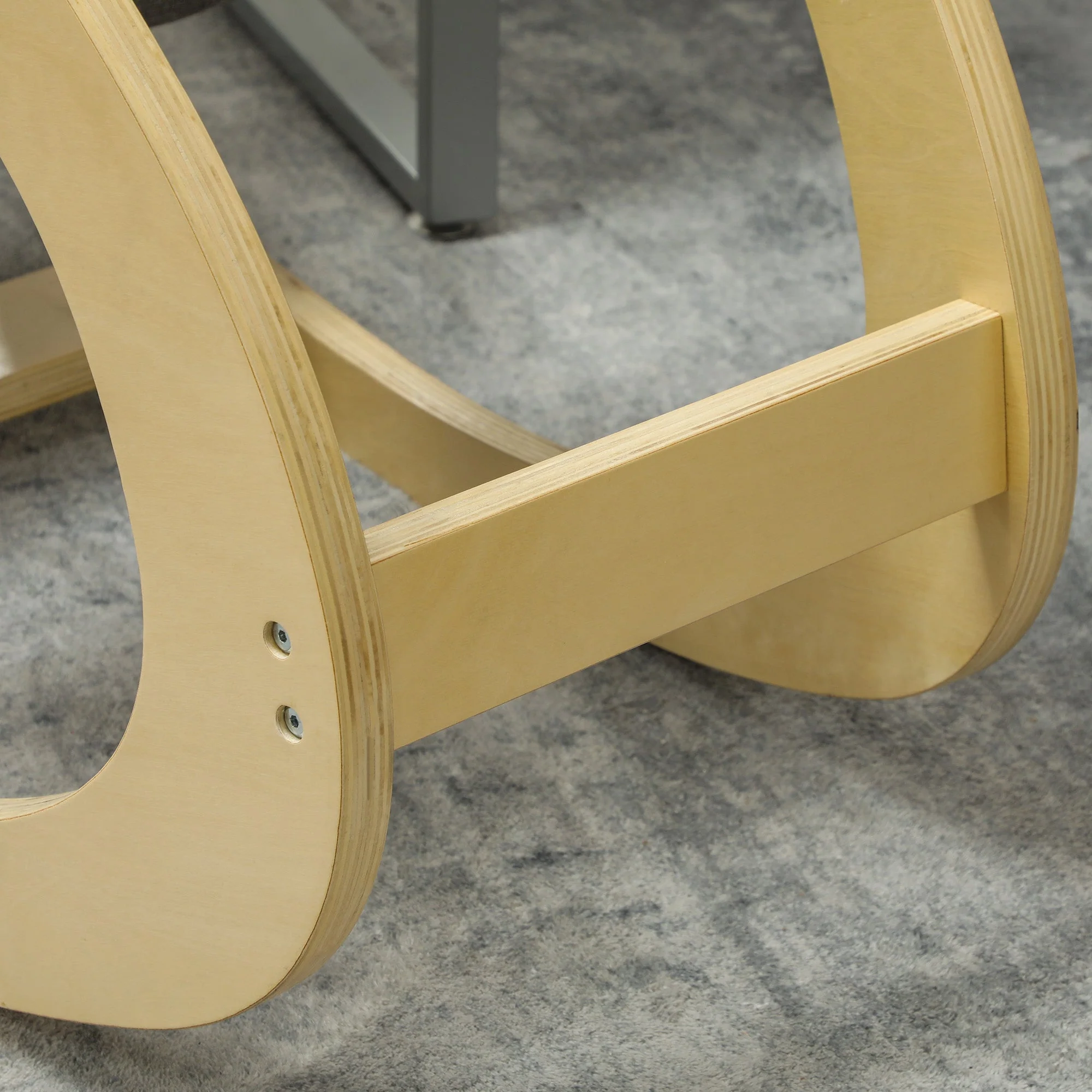 Ergonomic Knee Stool, Rocking Kneeling Chair Posture Gray - Image 7