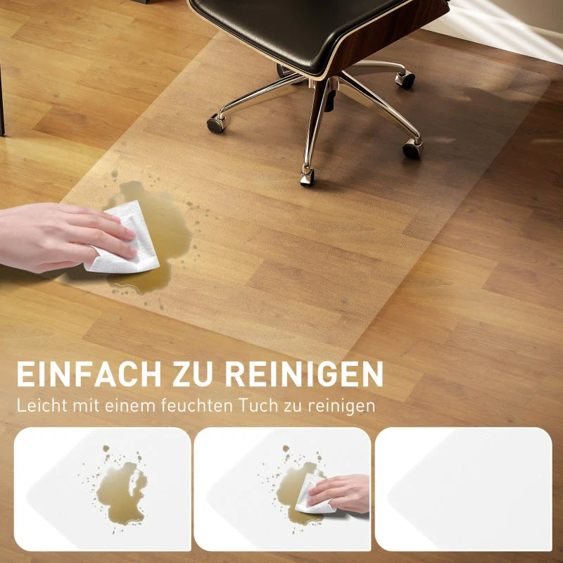Floor Protection Mat, Non-Slip 1.5mm Thick 100x150cm, Transparent - Image 3
