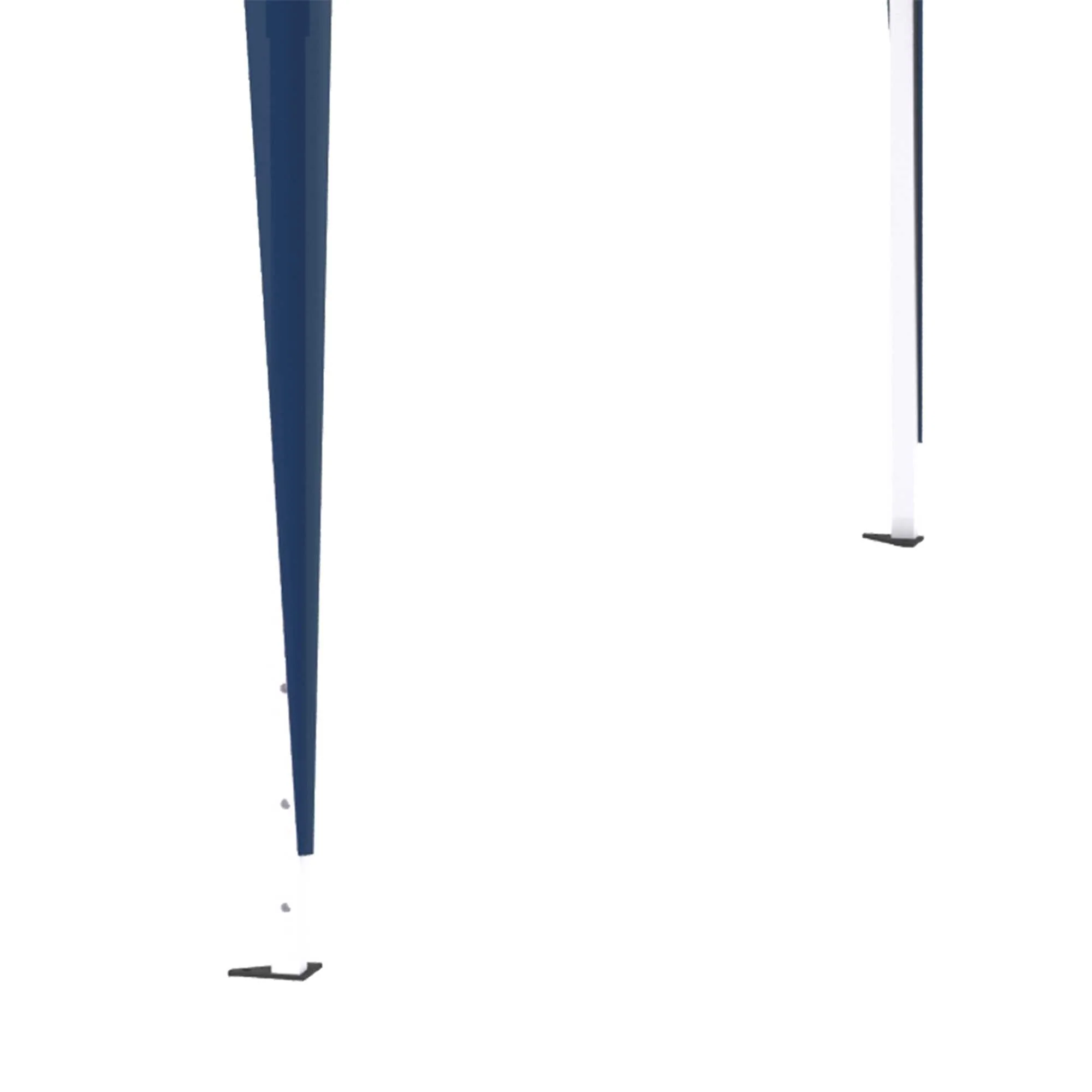Folding Gazebo 3x3m, Height Adjustable with Carry Bag, Steel and Oxford Blue - Image 8