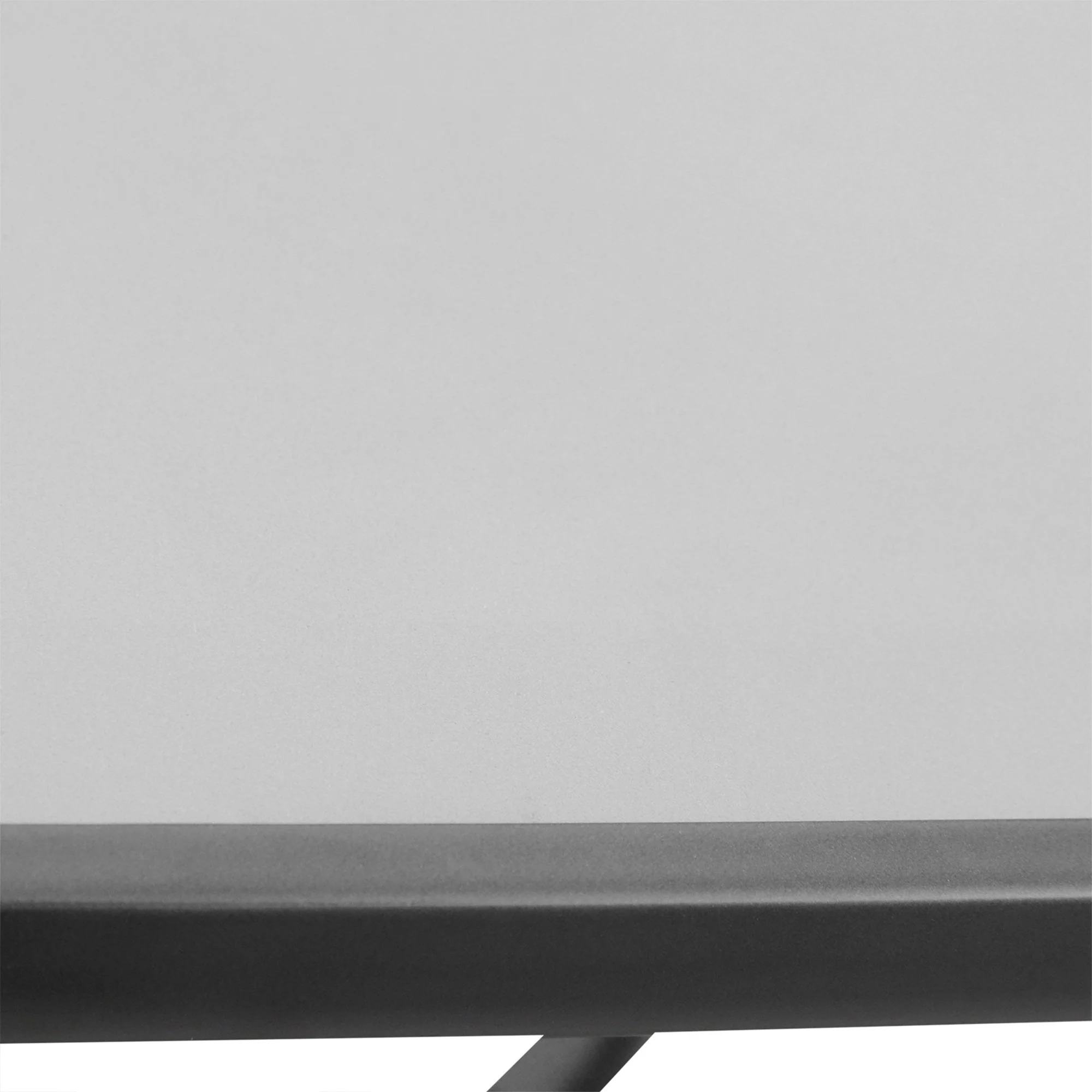 Garden Table Square Glass Weatherproof Black - Image 7