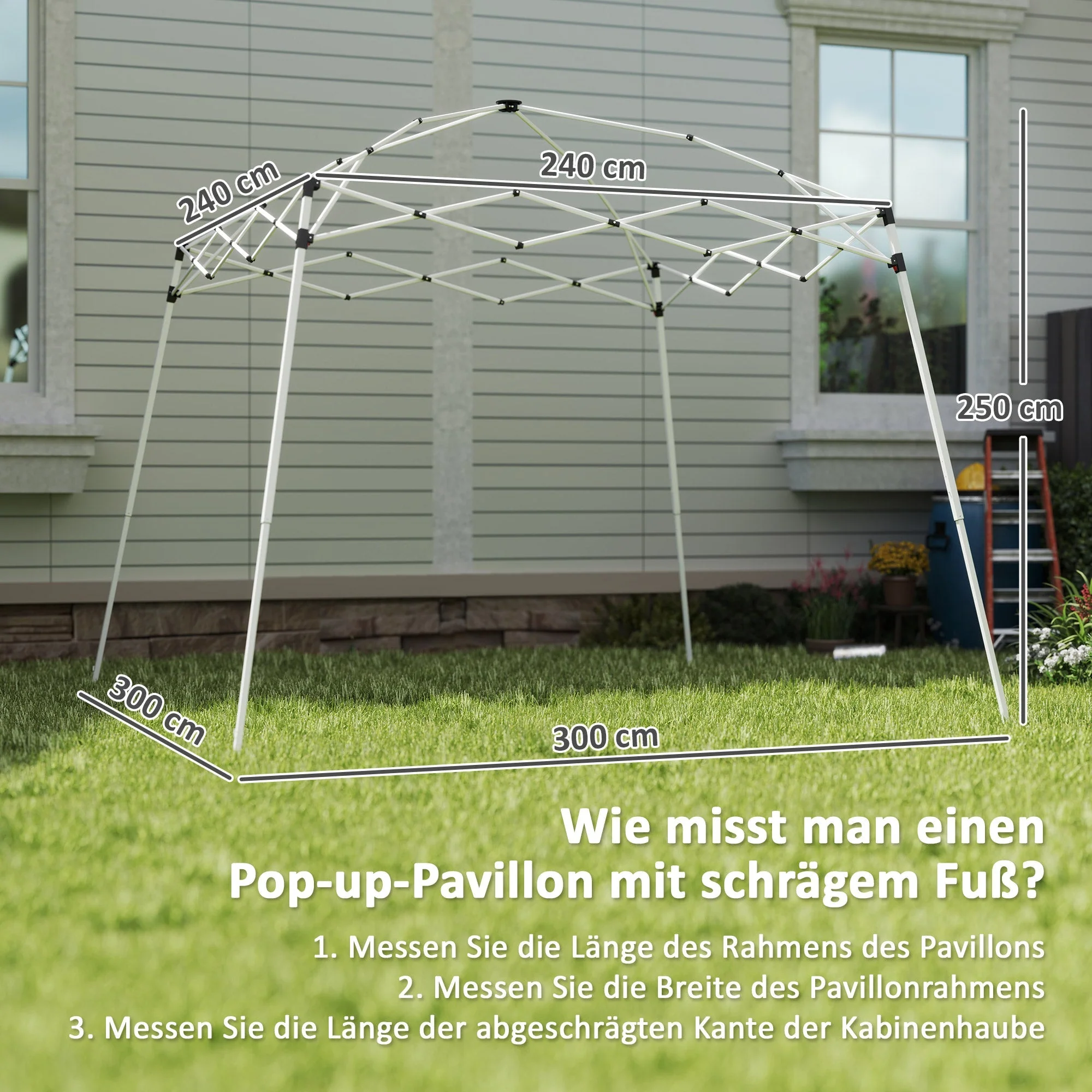 Gazebo Replacement Roof 3x3m, Water-Repellent, Stable, Coffee - Image 3