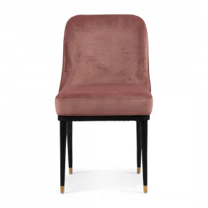Getty Dining Chair, velvet III, rose