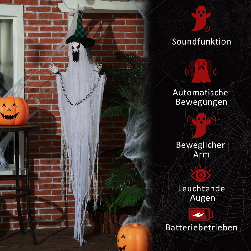 Ghost Decoration, Scary Howling, Movement, Battery Operated - Image 7