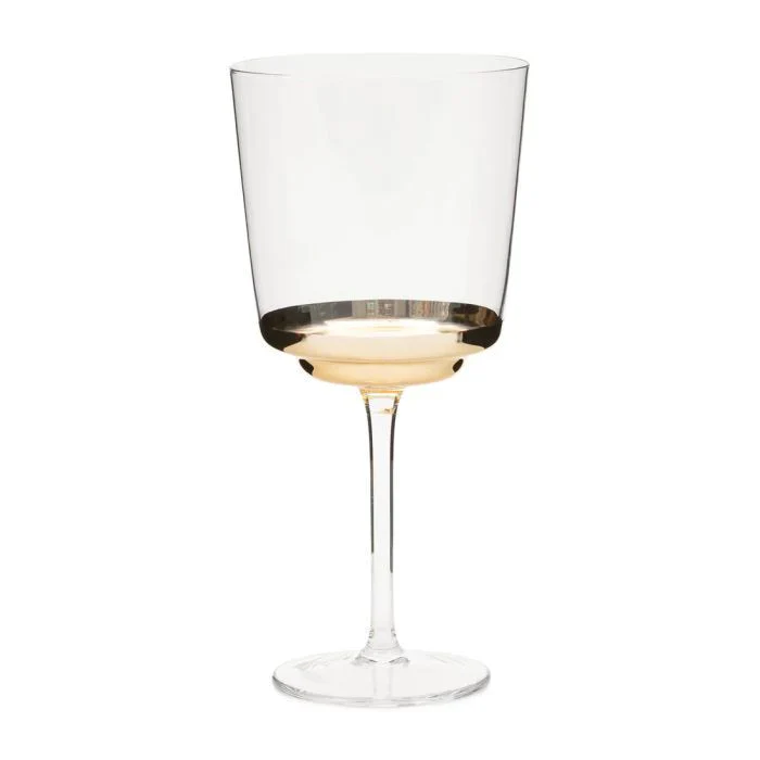 Glamorous Gold Wine Glass
