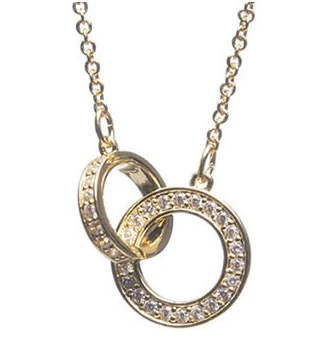 Gold Interlocking Pendant