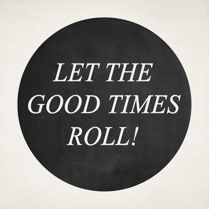 Good Times, 15cmx15cm art block