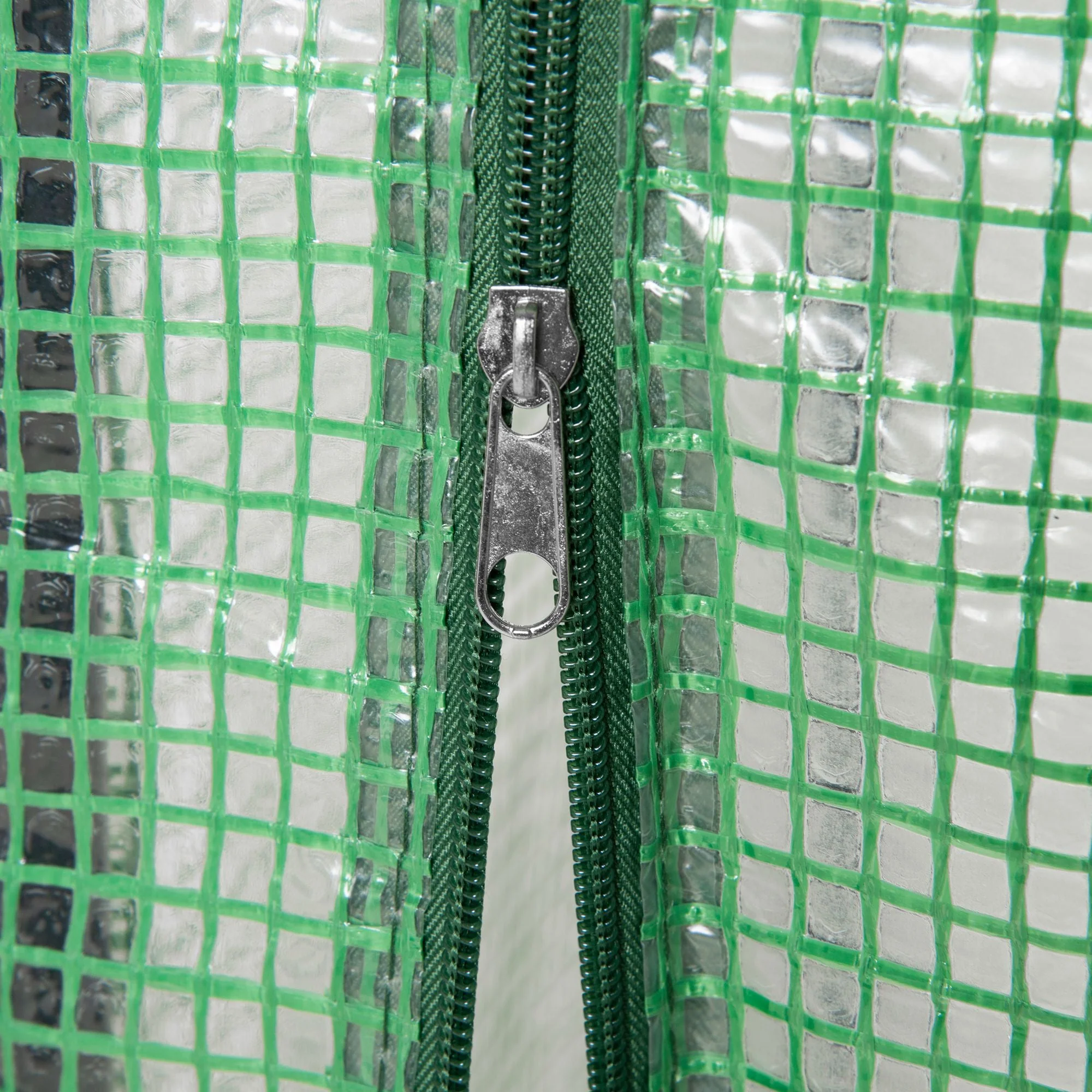 Greenhouse Roll-Up Door 100x50x150cm Steel Plastic Green - Image 8
