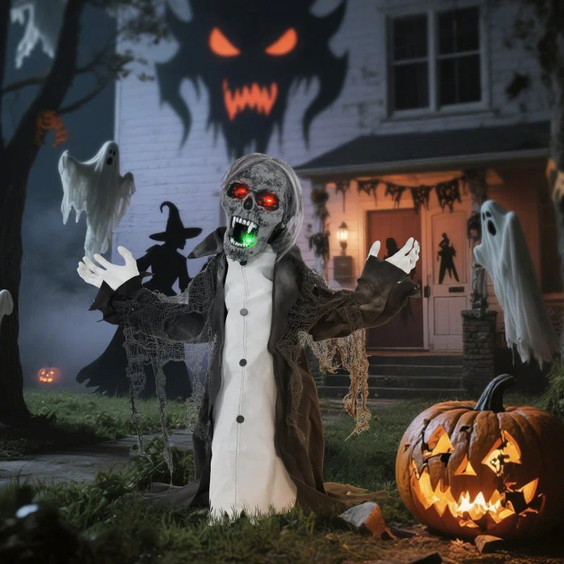 Halloween Decoration, Skeleton Zombie, Movable, 75 cm - Image 7