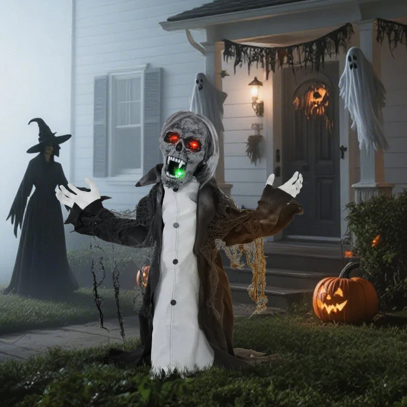 Halloween Decoration, Skeleton Zombie, Movable, 75 cm - Image 8