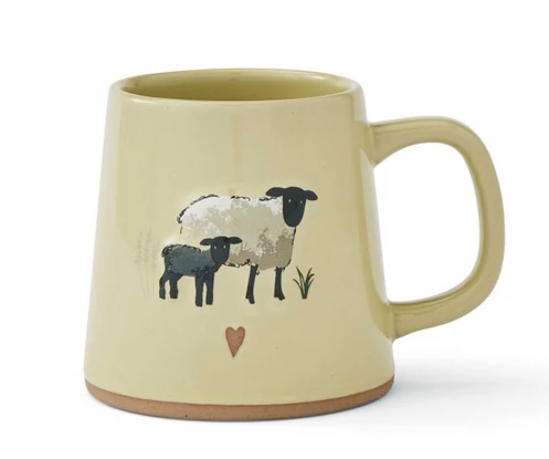 Highland Sheep - Conical Mug Sage