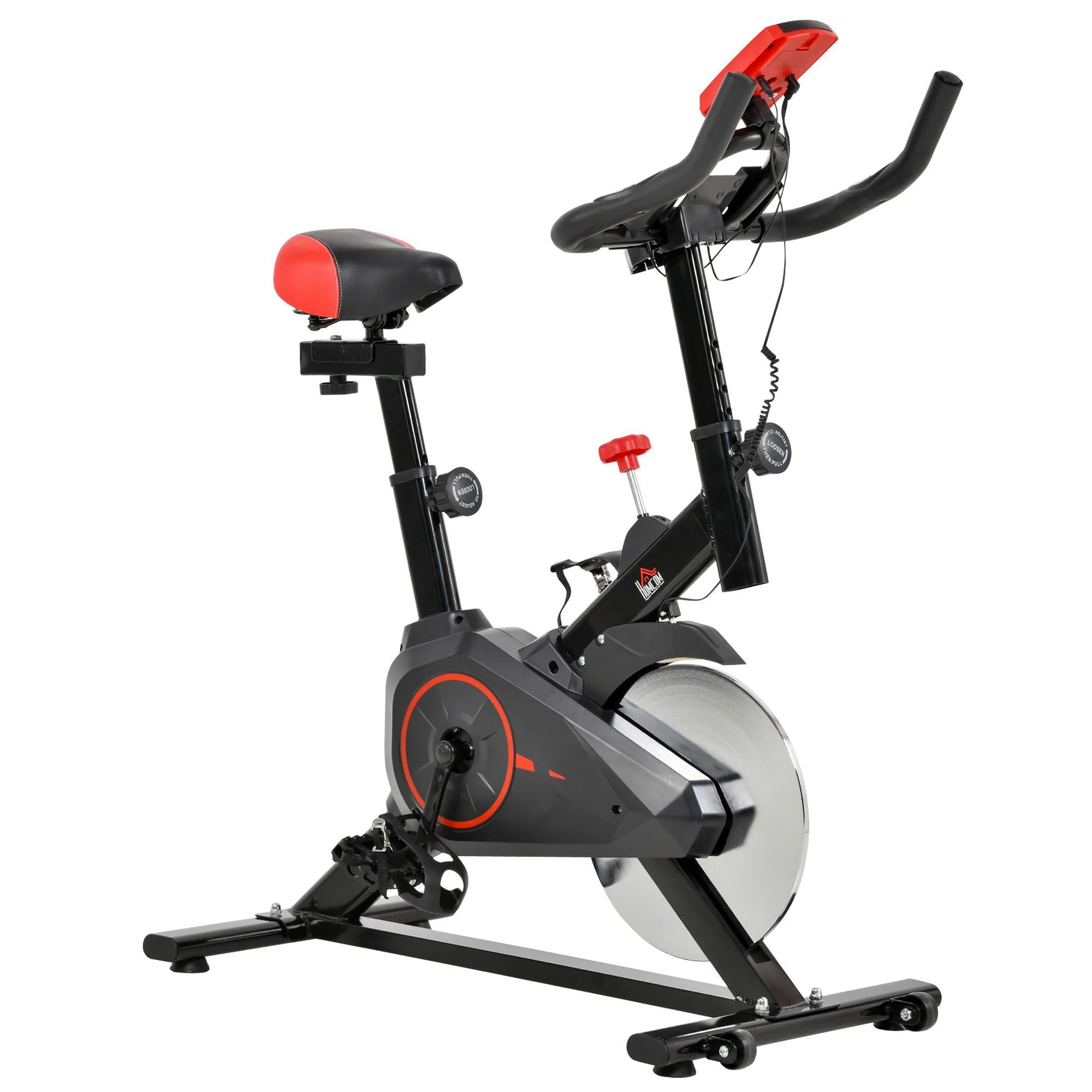 Indoor Bicycle Trainer, Cycling Home Gym Fitness Bike, Steel - Image 2
