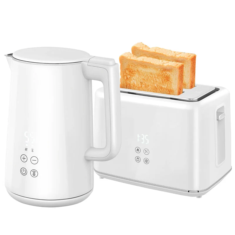 Kettle Toaster Set, 1.5L, 2 Slices, 2200W, White - Image 2