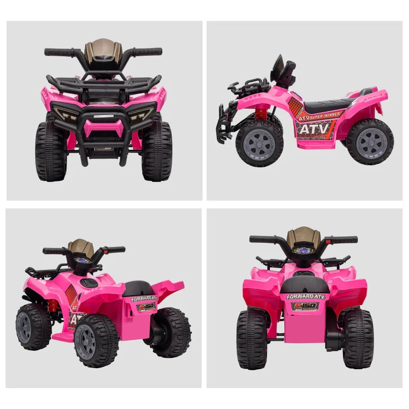 Kids Quad Electric 6V, Forward Function, Music, Pink - Image 8