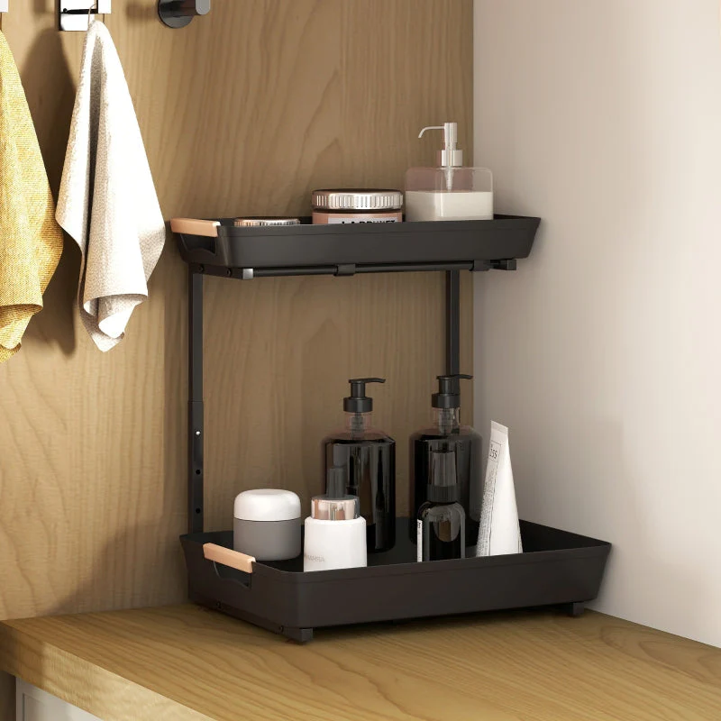 Kitchen Shelf, Height-Adjustable with 2 Baskets - Image 7