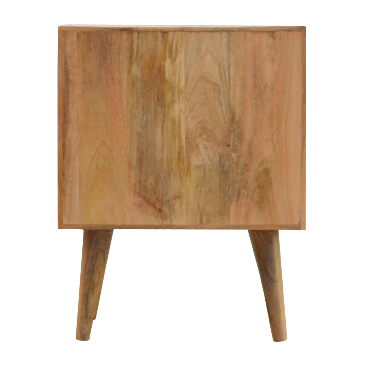 Lille 2 Drawer Bedside, Solid Wood Brown - Image 7