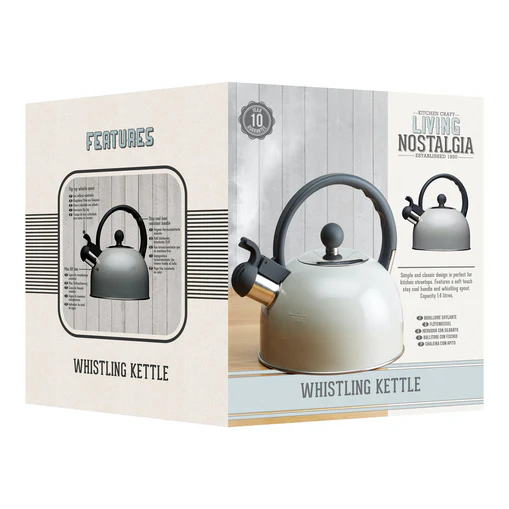 LN Whistling Kettle - Cream 1.3L