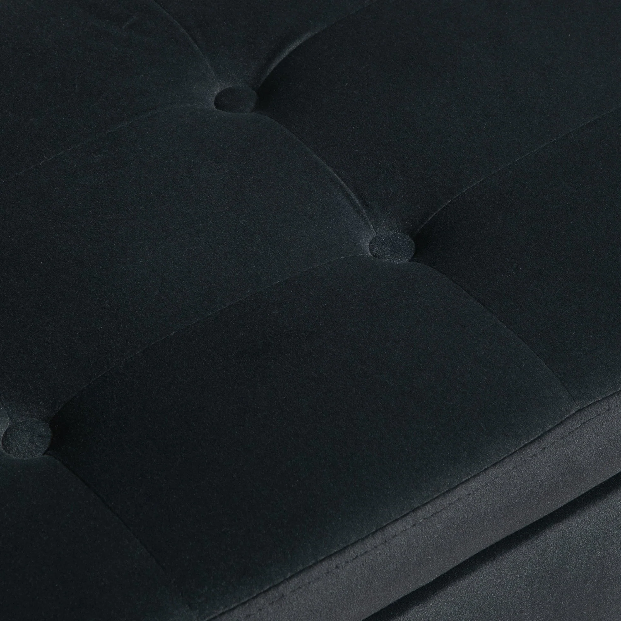 Luxury Upholstered Bench with Storage Armrests, Velvet, Dark Grey - Image 5