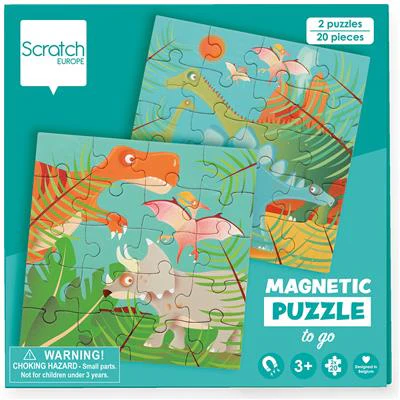 Magnetic Puzzle - Dinosaurs