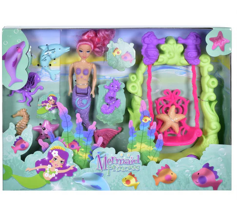 Mermaid & Swing Playset