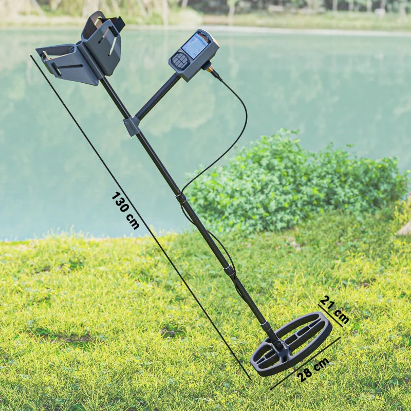 Metal Detector, 5 Modes, IP68 Waterproof, Dark Gray - Image 3