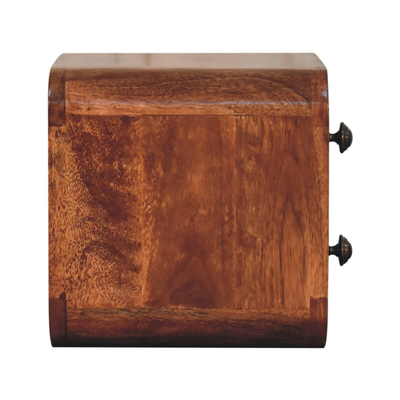 Mini Curved Wall Mounted Bedside, Honey Caramel - Image 8