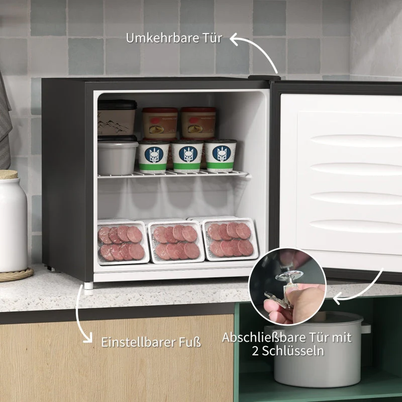 Mini Freezer 35L Electric Freestanding -14 to -24°C, Black - Image 5