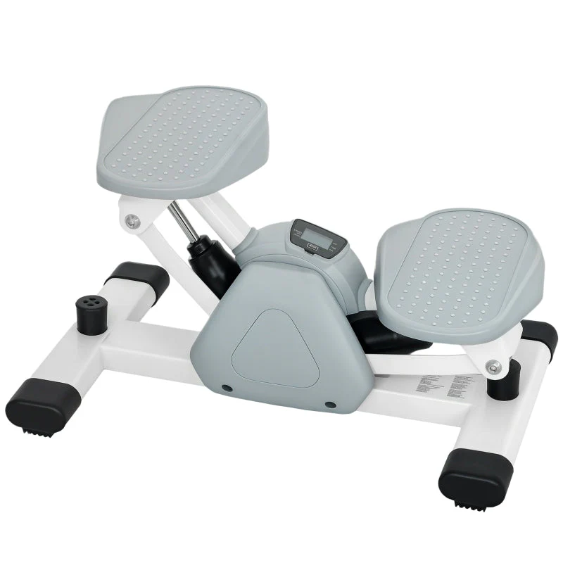 Mini Stepper with LCD Display, Non-Slip Pedals, 100 kg, Gray - Image 2
