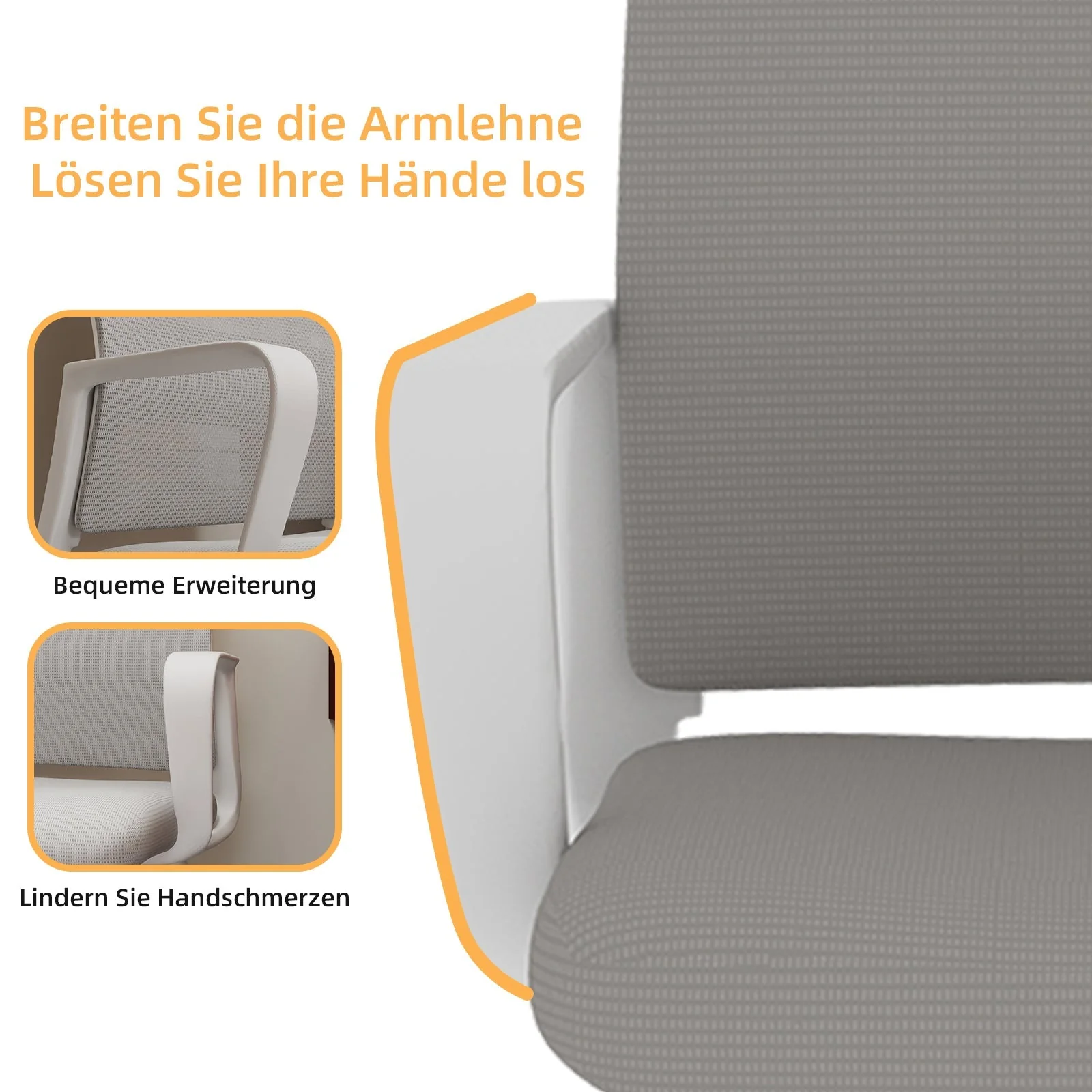 Minimalist Modern Office Chair, Soft & Comfortable, Metal Frame - Image 3