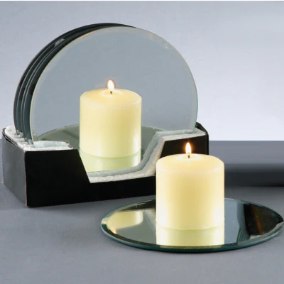Mirror Candle Plate 20cm