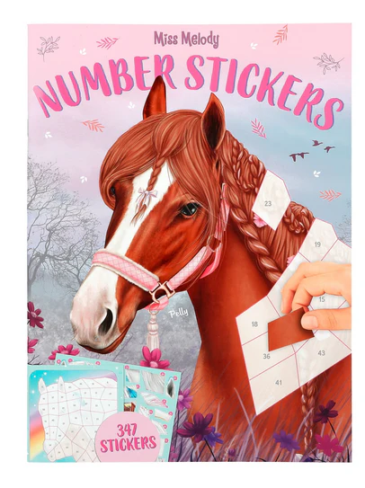 Miss Melody Number Sticker