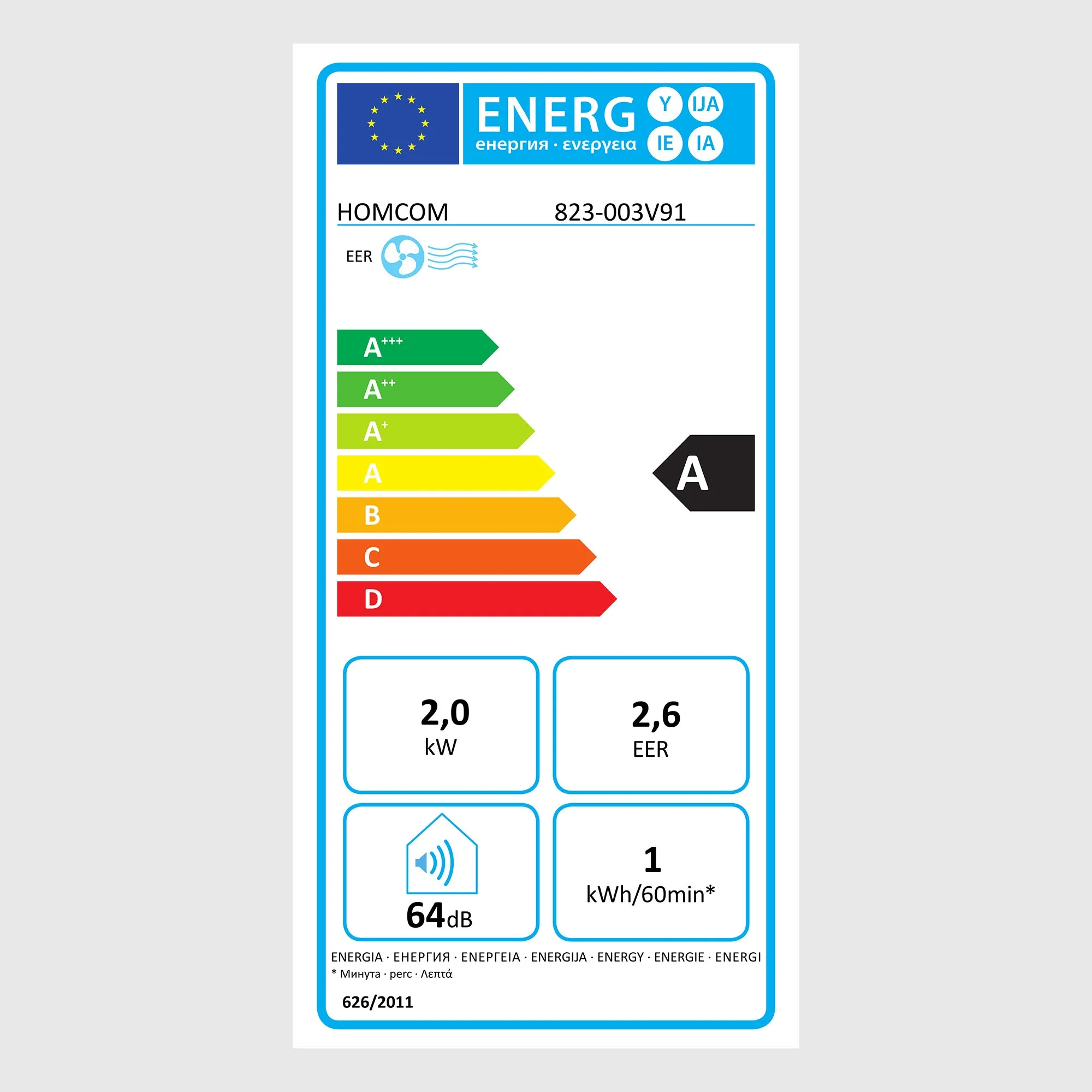 Mobile Air Conditioner 21 kW 3-in-1 Unit 24h Timer 2 Speed Settings - Image 8