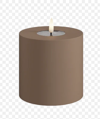 Mocca Outdoor LED Candle 10x10cm
