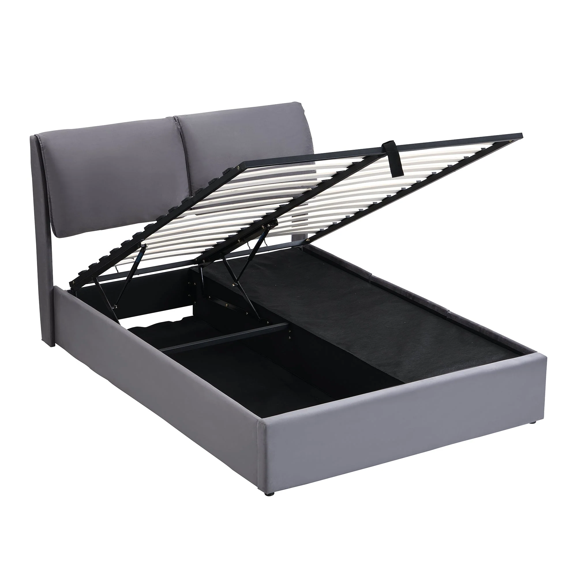N606P196710G Bed with Large Storage & Adjustable Headboard - Image 5