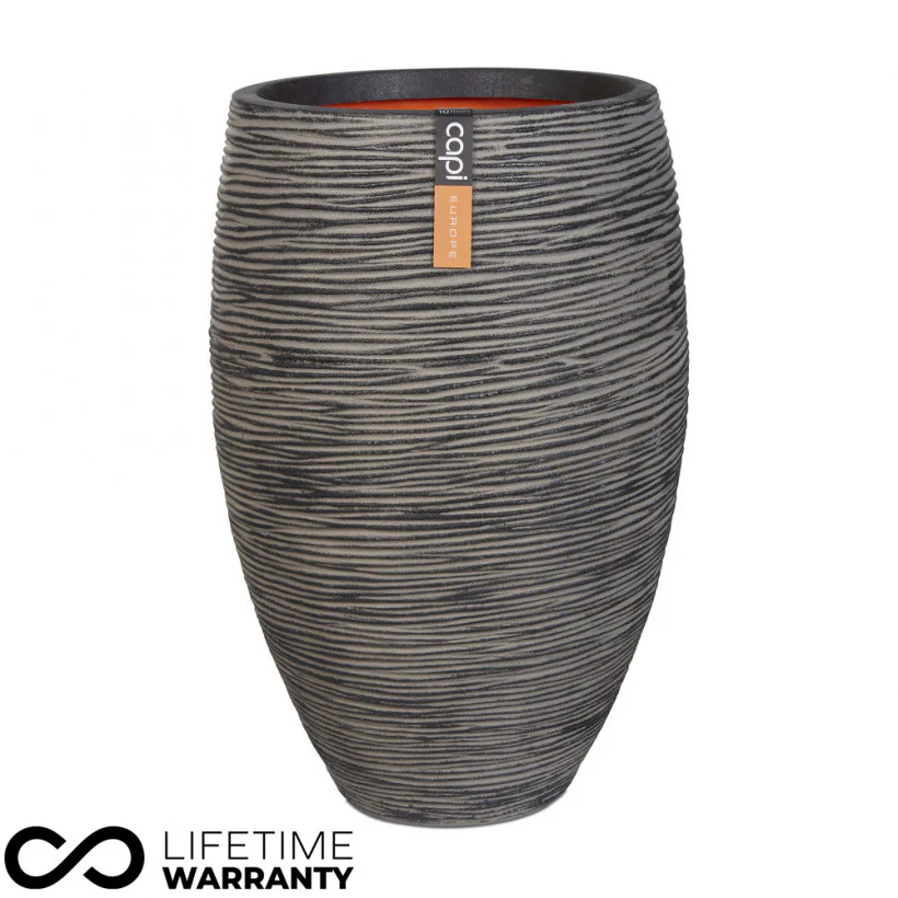 Nature Elegant Delux Planter (Charcoal) - 45cm
